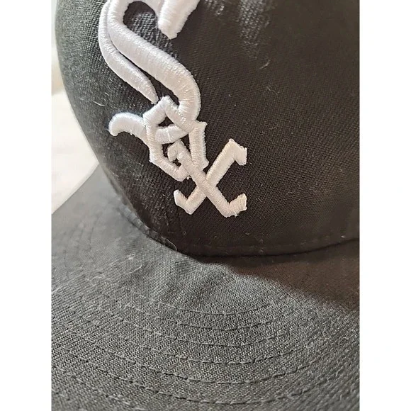 Vintage Chicago White Sox Hat‎ Baseball Cap New Era Pro Model GENUINE Snapback